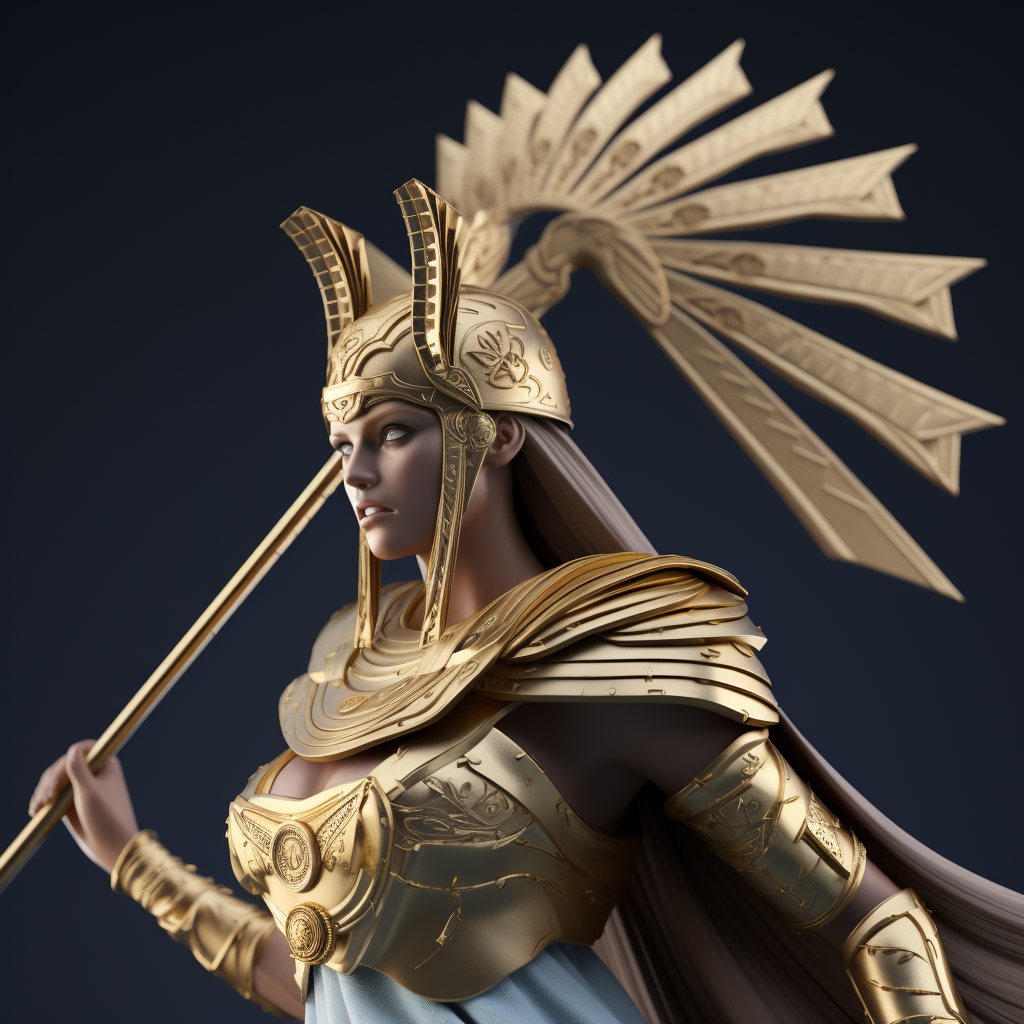 Athena - Goddess of wisdom, strategic warfare, and crafts